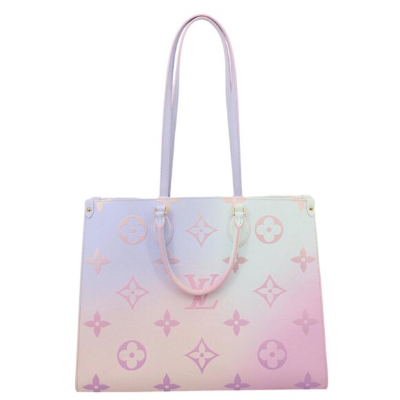 Louis Vuitton Onthego GM Monogram Giant Canvas Tote Bag Sunrise Pastel - Picture 1 of 13